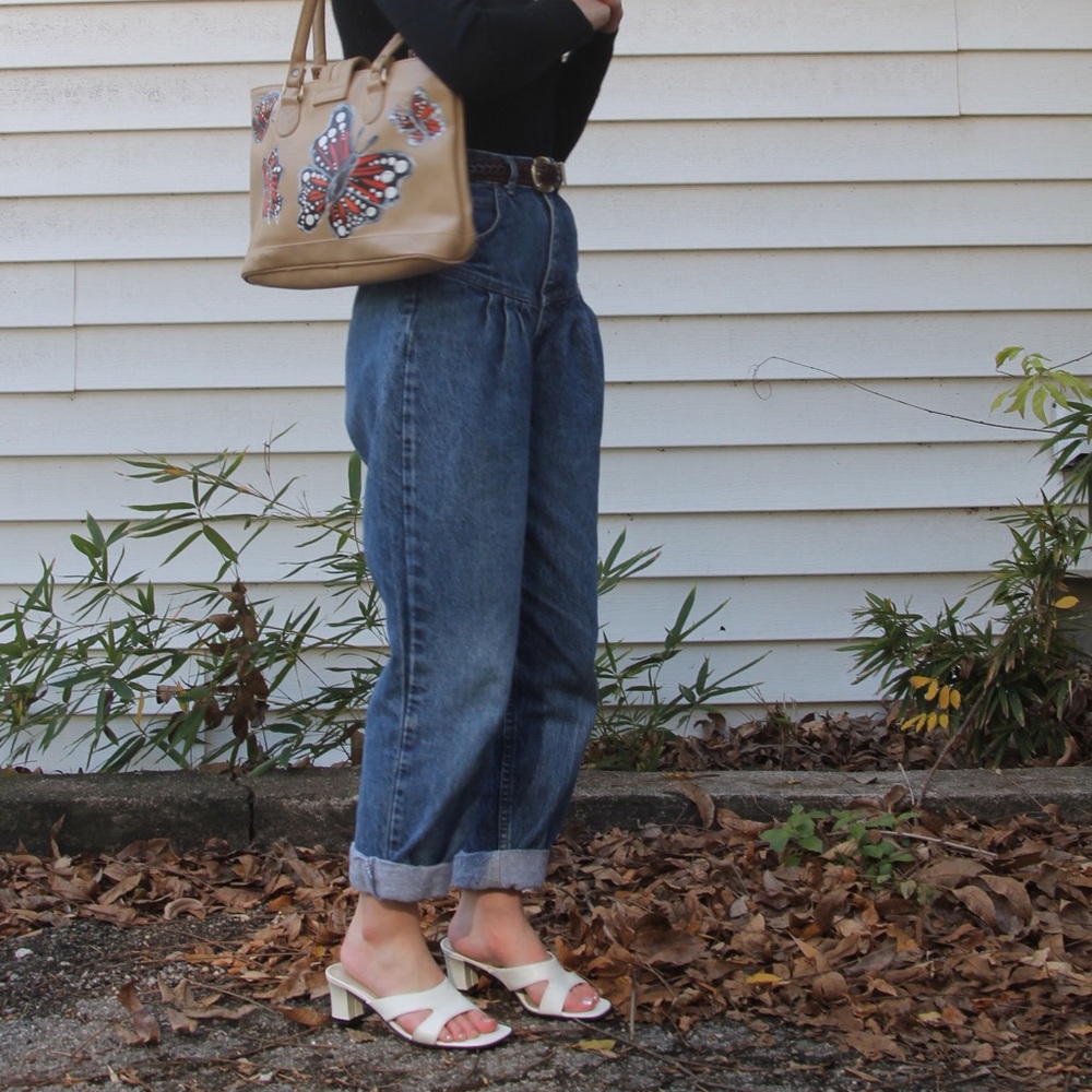 butterfly beige bag - Picture 3 of 5